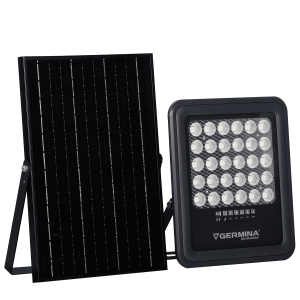 GW-0081. NAŚWIETLACZ LED 100W GEMINI Z PANELEM SOLARNYM