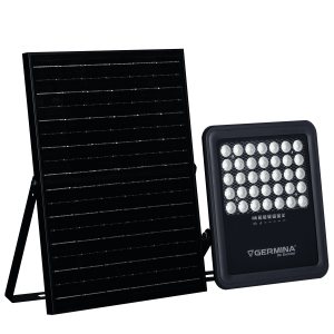 GW-0082. NAŚWIETLACZ LED 200W GEMINI Z PANELEM SOLARNYM