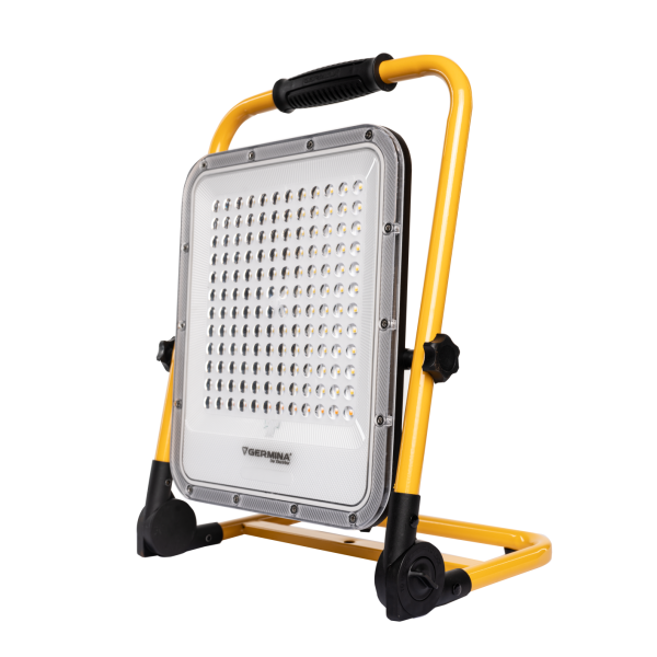 GW-0074. NASWIETLACZ AKUMULATOROWY LED HERKULES 2.0 100W